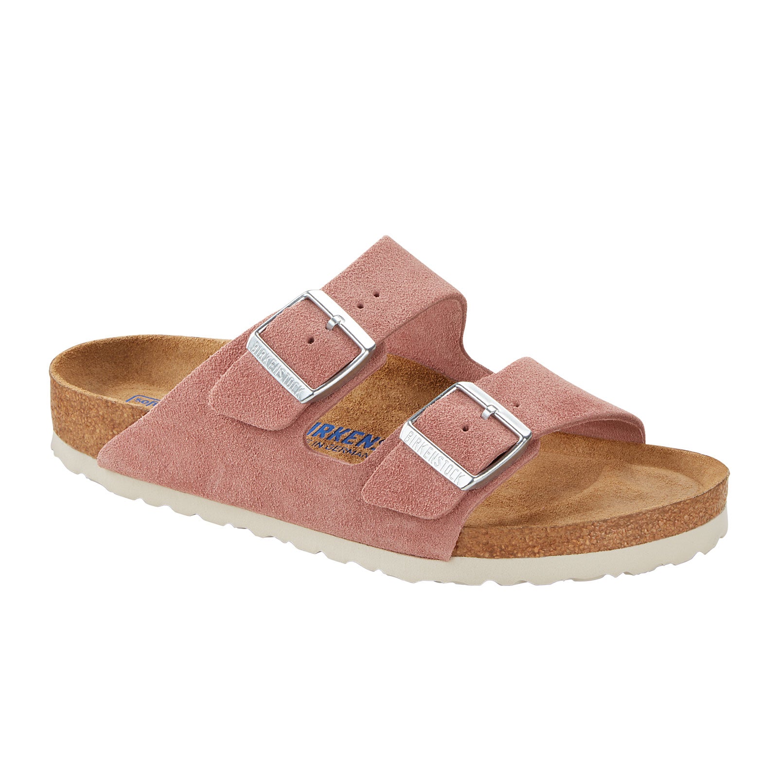 Birkenstock, Birkenstock Arizona Soft Footbed Narrow Slide Sandal (Donna) - Camoscio argilla rosa