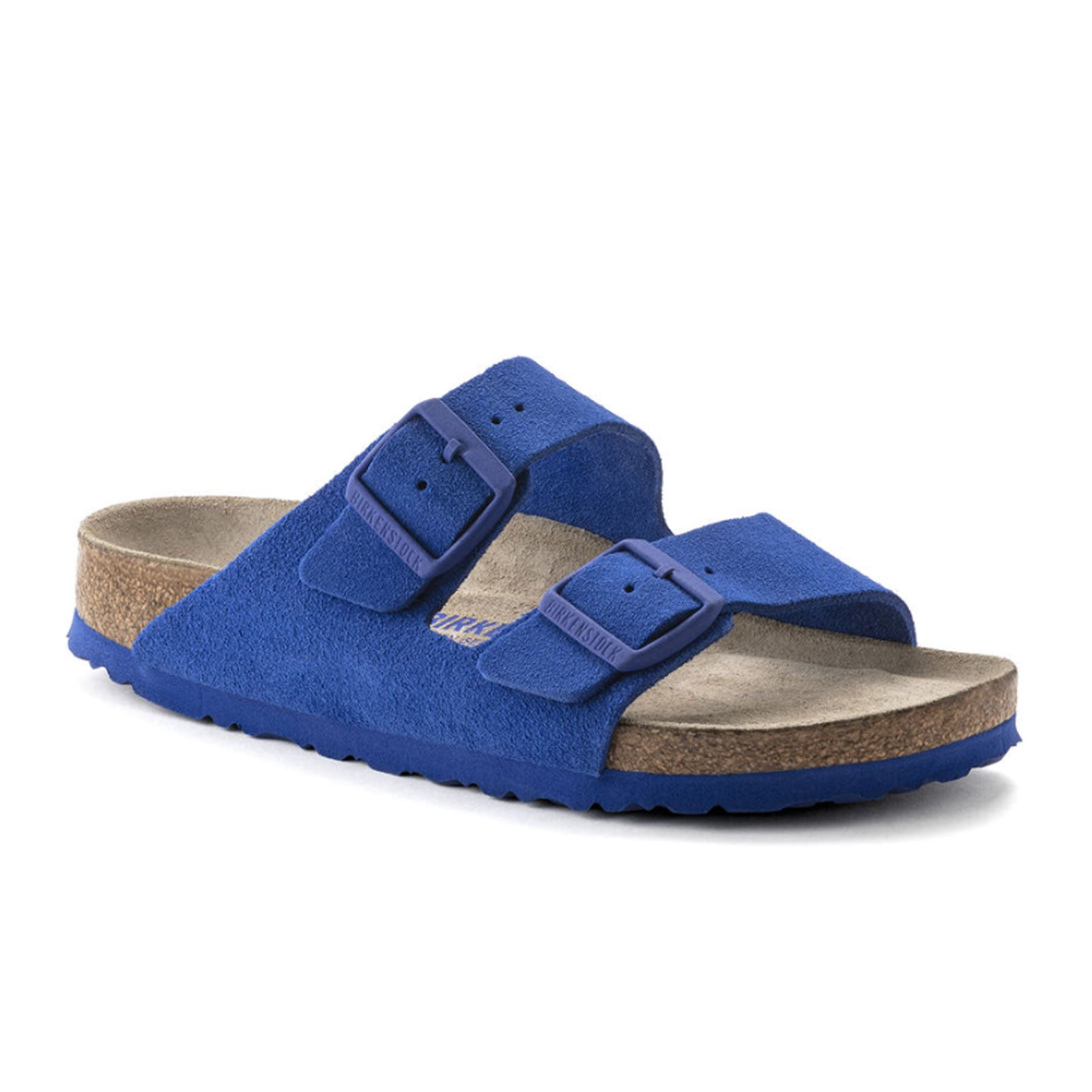 Birkenstock, Birkenstock Arizona Soft Footbed Narrow Slide Sandal (Donna) - Ultra Blue