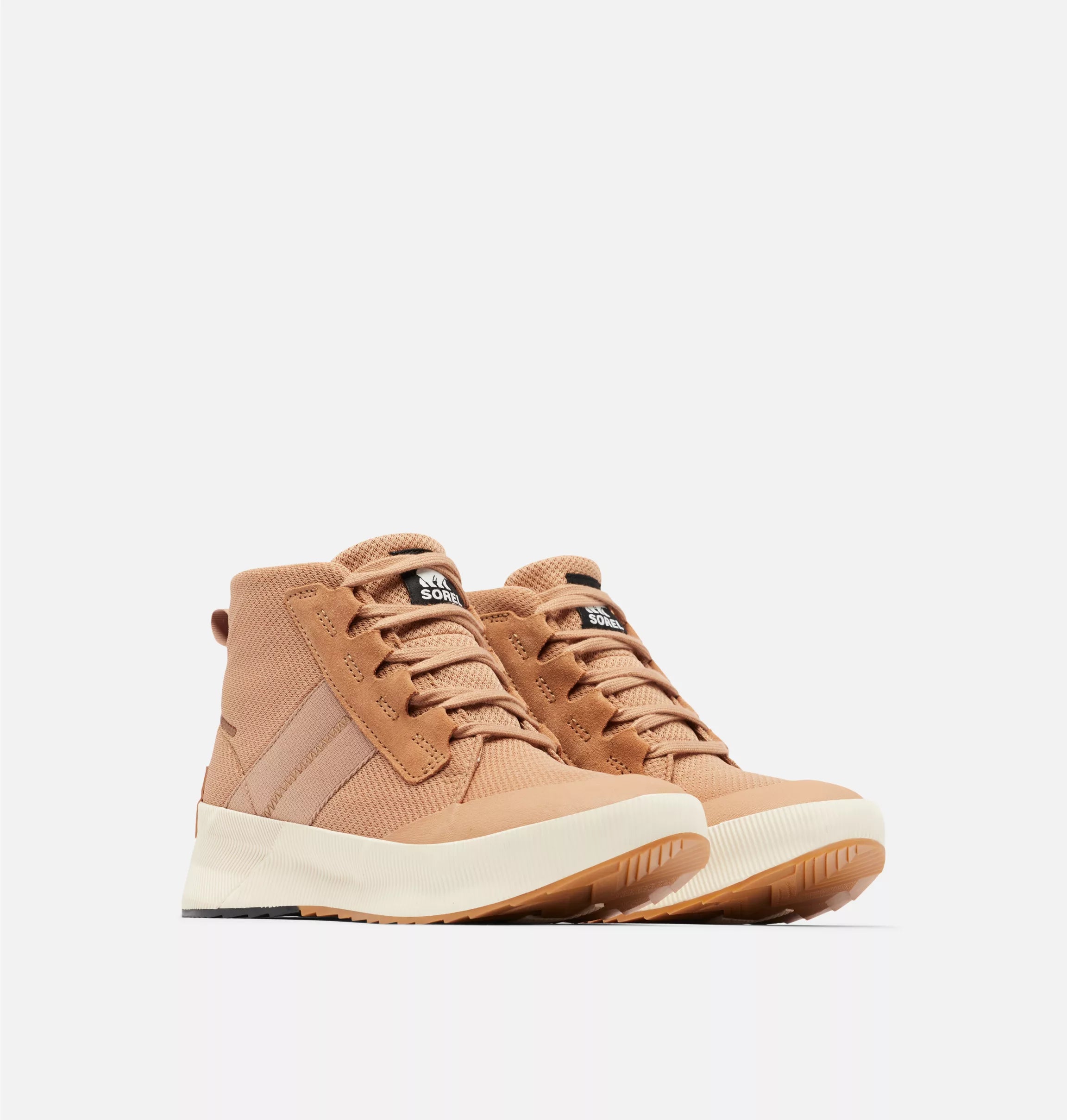 Sorel, Sorel Donna Out N About III Mid Sneaker - Tawny Buff/Chalk