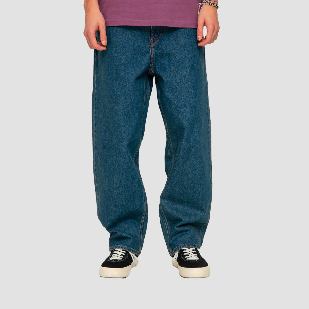 Volcom, Volcom Billow - Jeans affusolati con lavaggio Indigo Ridge