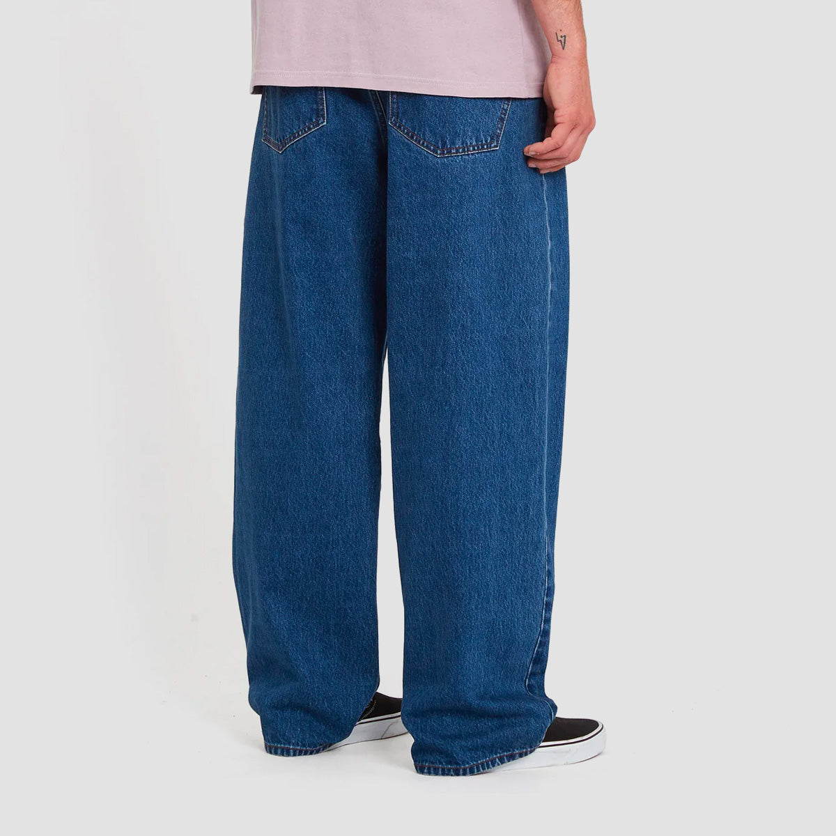 Volcom, Volcom Billow Super loose Fit Jeans Oliver Mid Blue